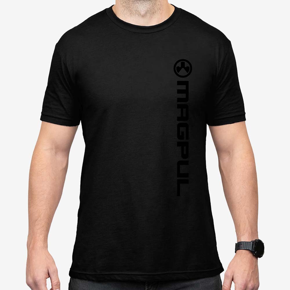 MAGPUL | Vert Logo Cotton T-Shirt | BLACK - NAVY i gruppen T-SHIRT hos Equipt AB (MAG1113)