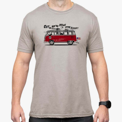 MAGPUL | Freedom Bus Cotton T-Shirt | SILVER