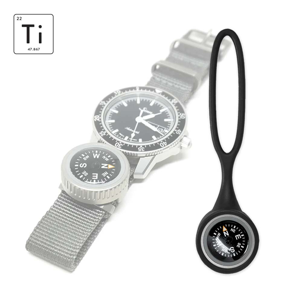 PDW | EXPEDITION WATCH BAND COMPASS KIT | BLACK i gruppen KOMPASS hos Equipt AB (1040605)