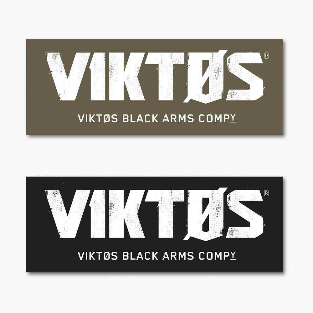 VIKTOS | Black Arms Sticker 2 Pack i gruppen KLISTERMRKEN hos Equipt AB (2001901)
