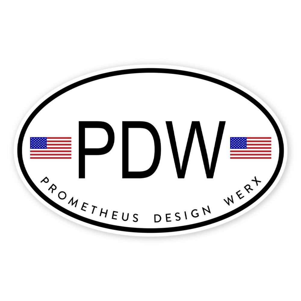 PDW | International Sticker i gruppen KLISTERMRKEN hos Equipt AB (4034200)