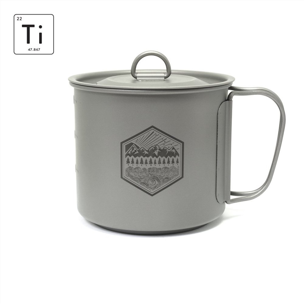 PDW | Ti-Line 600ML Mini Pot-Mug With Lid i gruppen  hos Equipt AB (4190122)