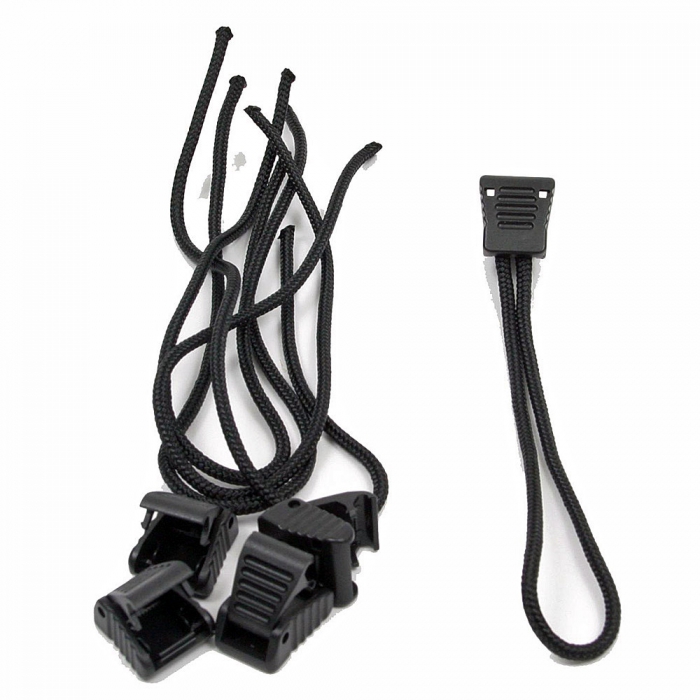Tactical Tailor | Silent Zipper Pull Kit | Svart  i gruppen TILLBEHR hos Equipt AB (71016-2)