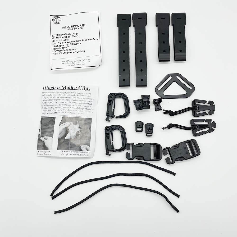 TACTICAL TAILOR |  FIELD REPAIR KIT | BLACK  i gruppen TILLBEHR hos Equipt AB (71033-2)