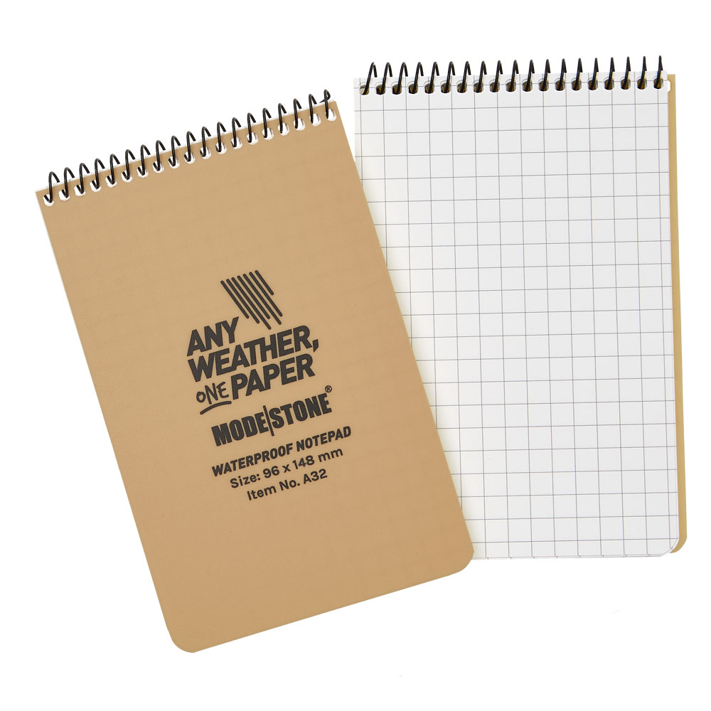 MODESTONE | 96x148 mm Notepad | 50 blad/ 100 sidor | Tan i gruppen ANTECKNINGSBLOCK  hos Equipt AB (A32)