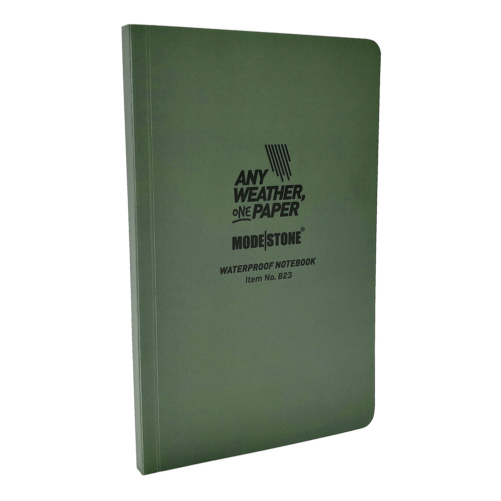 MODESTONE | 118x183 mm Flexible Field Book | 64 blad/128 sidor | Grn i gruppen ANTECKNINGSBLOCK  hos Equipt AB (B23)