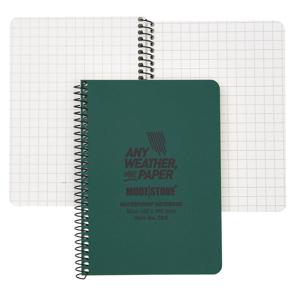MODESTONE | 145x105 mm Notebook | 50 blad/100 sidor | Grn i gruppen ANTECKNINGSBLOCK  hos Equipt AB (C63)