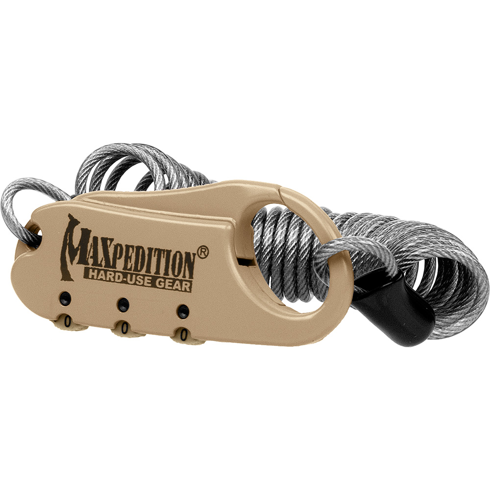 MAXPEDITION | Steel Cable Lock  i gruppen TILLBEHR hos Equipt AB (CABLOCK-M)