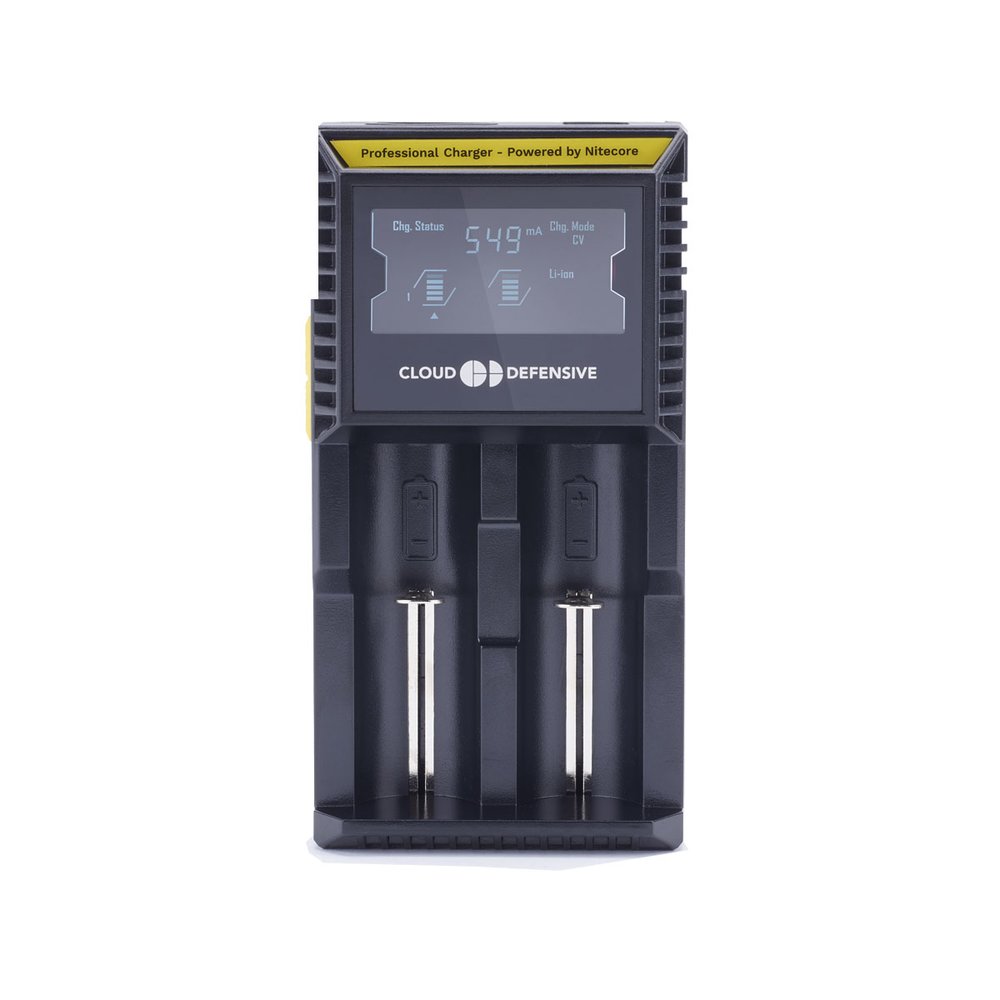 CLOUD DEFENSIVE | Cloud Defensive D2 Charger By Nitecore i gruppen BATTERIER  hos Equipt AB (CD-CHARGER-B)