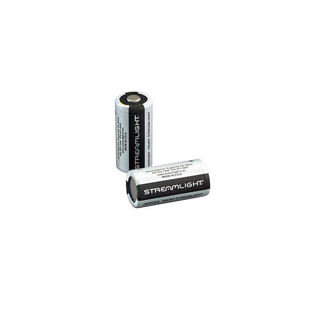 STREAMLIGHT | 3V CR123A batterier | 2 pack i gruppen BATTERIER  hos Equipt AB (EQ-ST-CR123ASL)