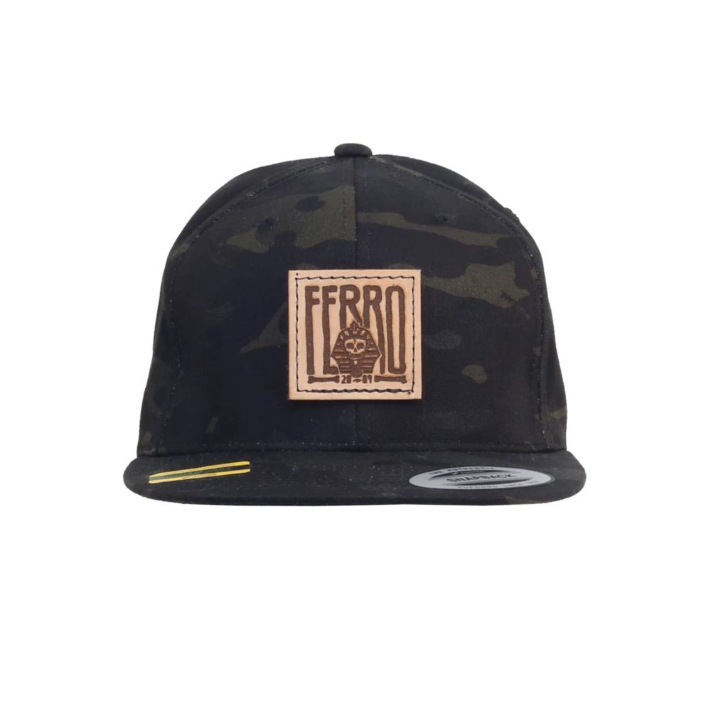 FERRO CONCEPTS | Snapback Hat | Multicam Black i gruppen HUVUDBONAD hos Equipt AB (FC-SNAPBACK-MCBLK)