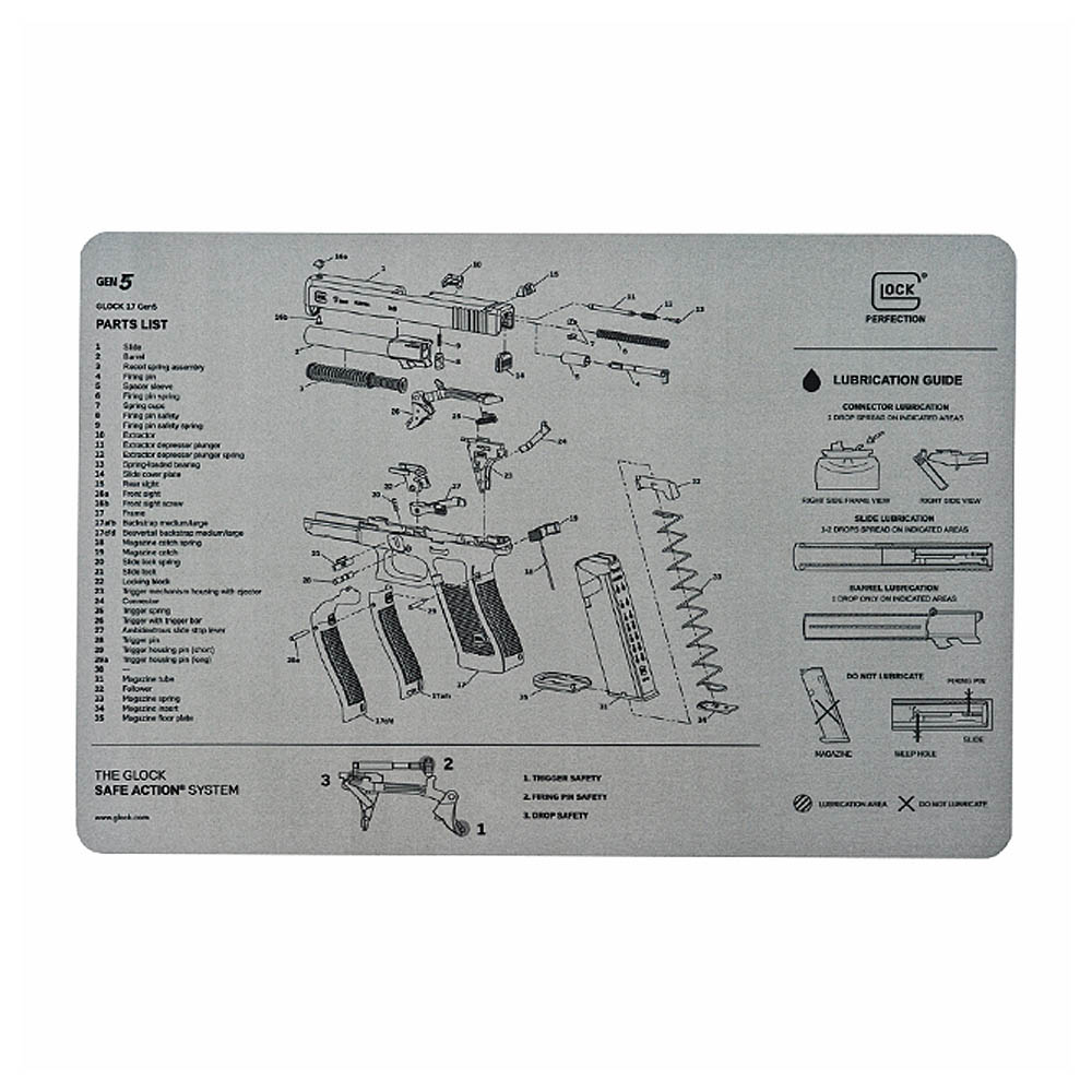 GLOCK | Bench Mat Gen5 | Gr i gruppen SPORTSKYTTE hos Equipt AB (GL-31717)