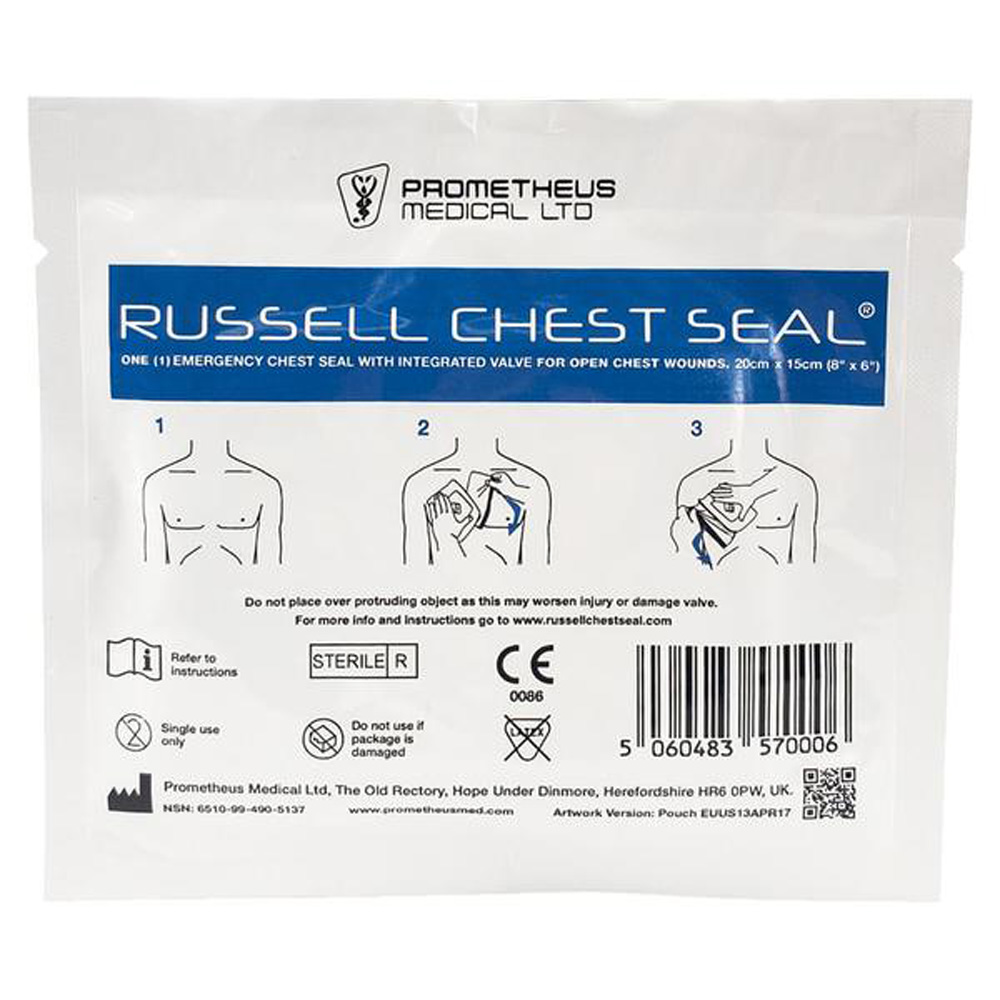  PROMETHEUS MEDICAL | RUSSEL CHEST SEAL | 20 x 15 cm i gruppen SJUKVRD hos Equipt AB (IN0680)