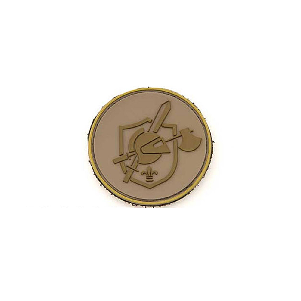 KNIGHTS | PVC Crest Patch | Desert i gruppen PATCHAR hos Equipt AB (KG58499-DES-KT)
