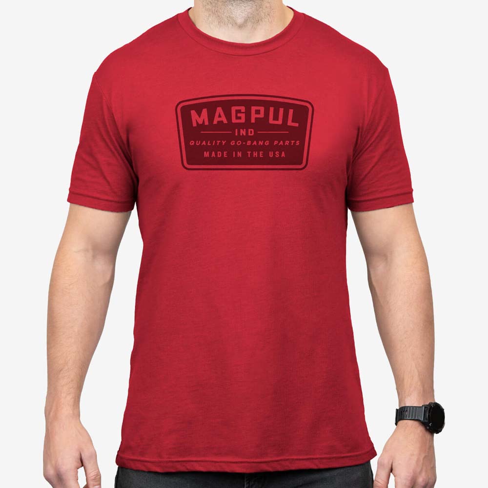 MAGPUL | Go Bang Parts Cotton T-Shirt | RED i gruppen MAGPUL KAMPANJ hos Equipt AB (MAG1111-610)