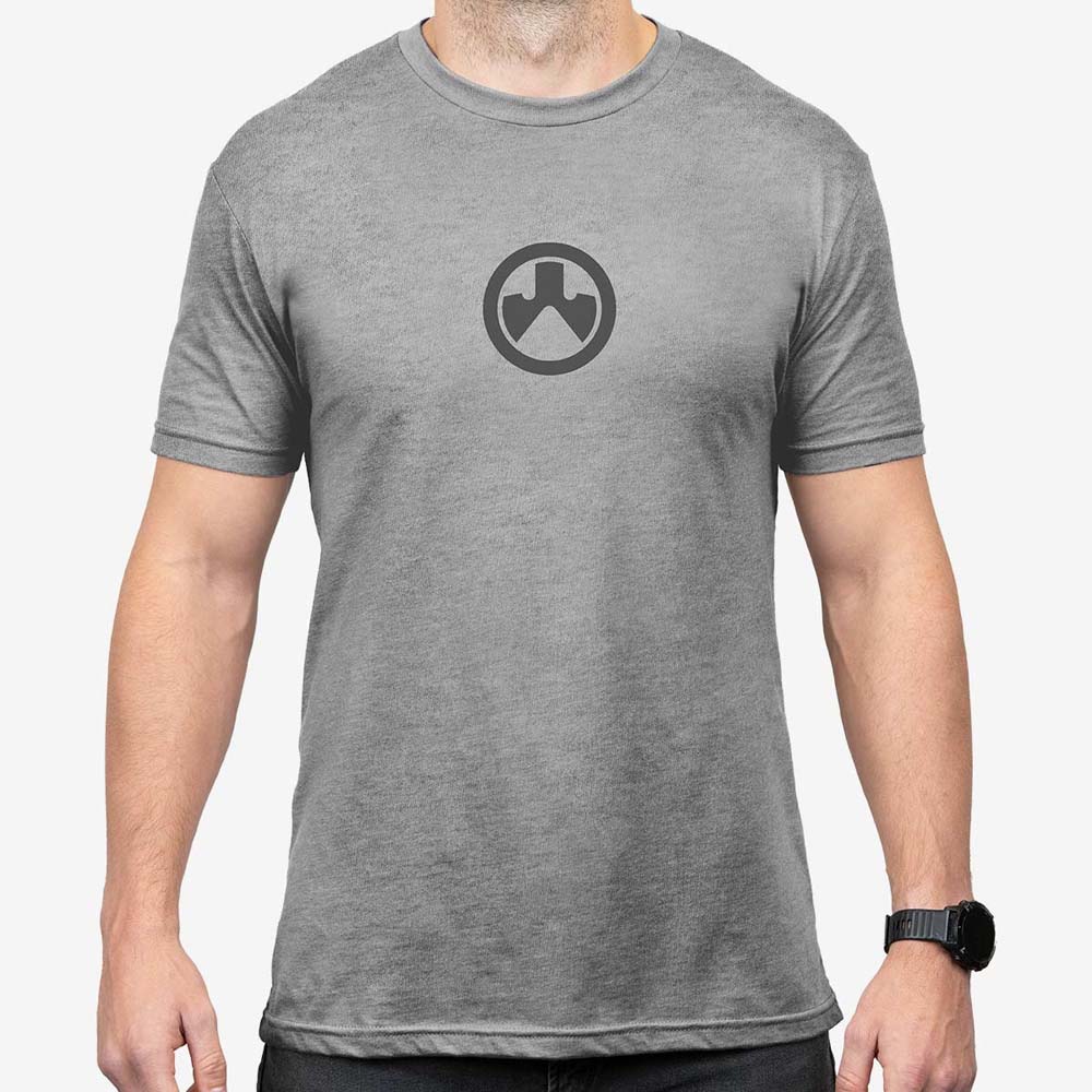 MAGPUL | ICON LOGO CVC T-SHIRT | ATHLETIC HEATHER  i gruppen MAGPUL KAMPANJ hos Equipt AB (MAG1115-030)