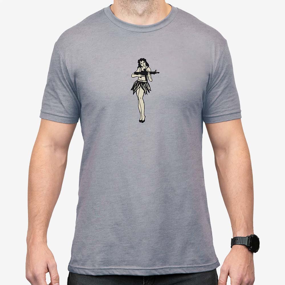 MAGPUL | HULA GIRL CVC T-SHIRT | GREY HEATHER i gruppen MAGPUL KAMPANJ hos Equipt AB (MAG1117-041)