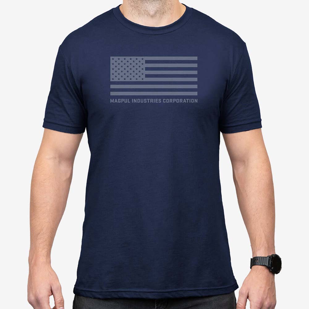 MAGPUL | STANDARD COTTON T-SHIRT | NAVY i gruppen MAGPUL KAMPANJ hos Equipt AB (MAG1121-410)