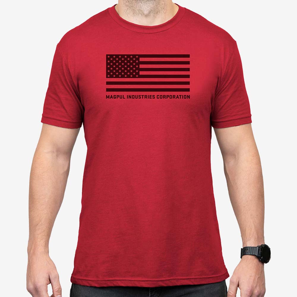 MAGPUL | STANDARD COTTON T-SHIRT | RED i gruppen MAGPUL KAMPANJ hos Equipt AB (MAG1121-610)