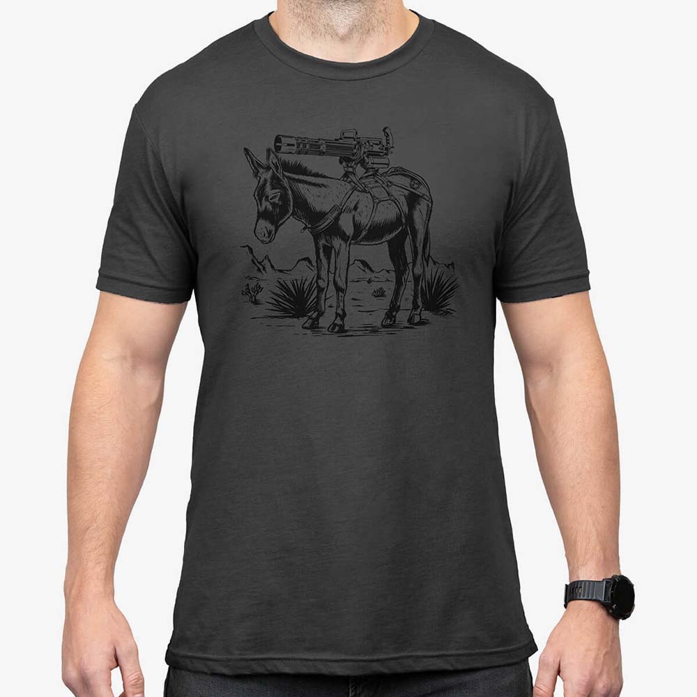 MAGPUL | BURRO COTTON T-SHIRT | CHARCOAL i gruppen MAGPUL KAMPANJ hos Equipt AB (MAG1190-010)