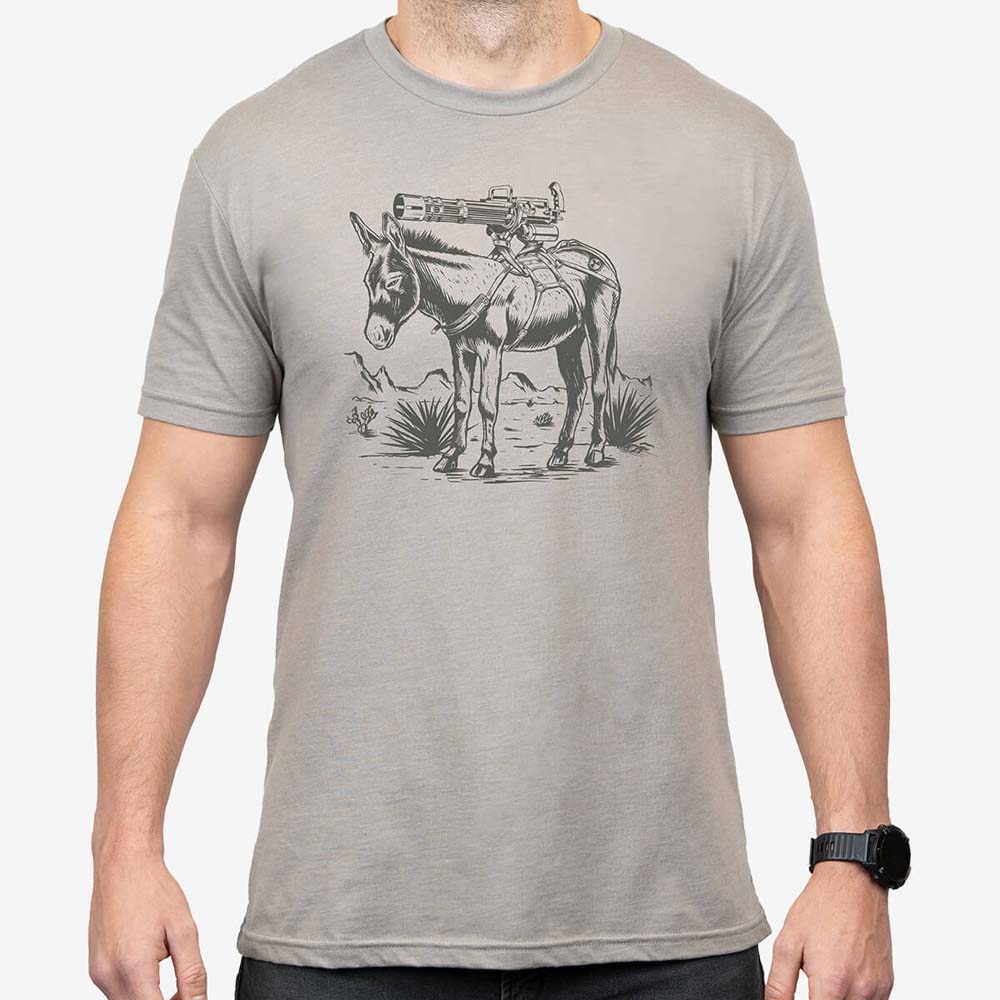 MAGPUL | BURRO COTTON T-SHIRT | SILVER i gruppen MAGPUL KAMPANJ hos Equipt AB (MAG1190-040)