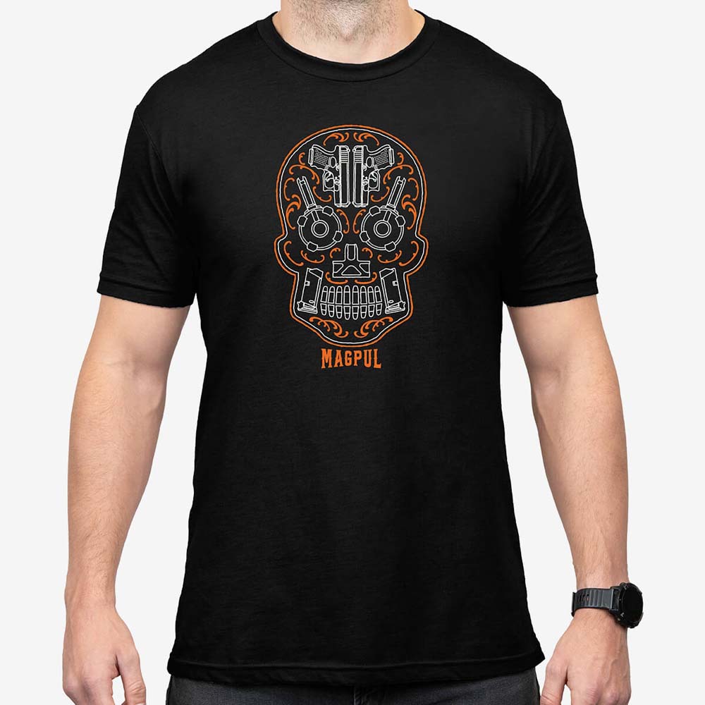 MAGPUL | SUGAR SKULL BLEND T-SHIRT | BLACK i gruppen MAGPUL KAMPANJ hos Equipt AB (MAG1217-001)