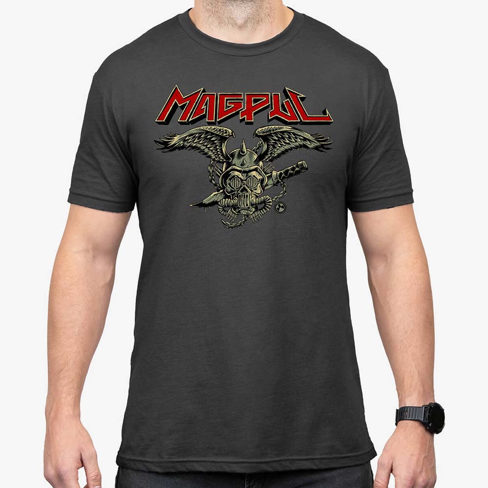 MAGPUL | HEAVY METAL COTTON T-SHIRT | CHARCOAL i gruppen MAGPUL KAMPANJ hos Equipt AB (MAG1220-010)