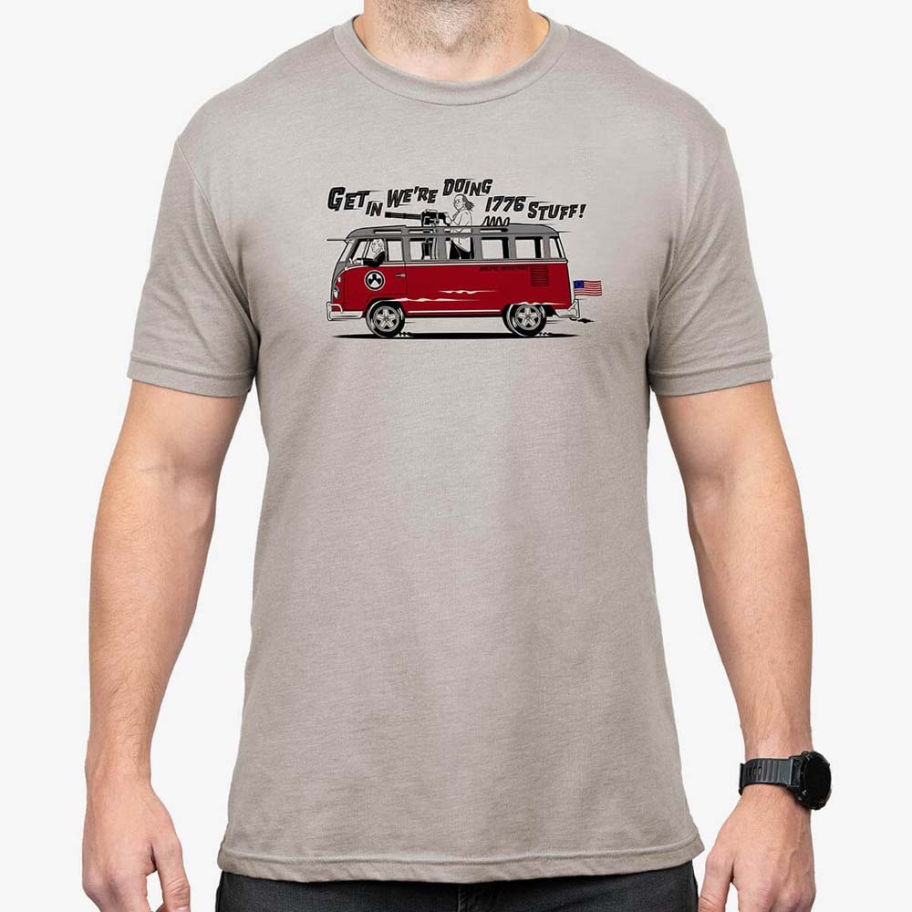 MAGPUL | Freedom Bus Cotton T-Shirt | SILVER i gruppen MAGPUL KAMPANJ hos Equipt AB (MAG1228-040)