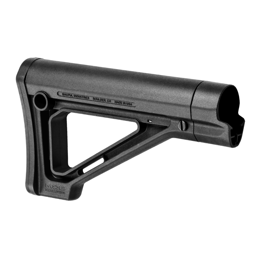 MAGPUL | MOE Fixed Carbine Stock – Mil-Spec | BLK i gruppen KOLV/STOCK hos Equipt AB (MAG480-BLK)