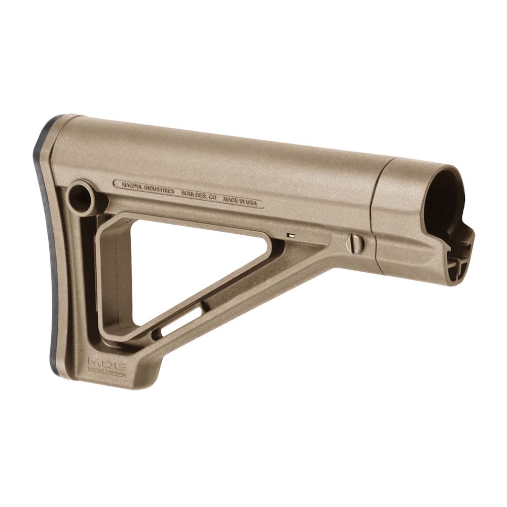 MAGPUL | MOE Fixed Carbine Stock – Mil-Spec | FDE i gruppen KOLV/STOCK hos Equipt AB (MAG480-FDE)