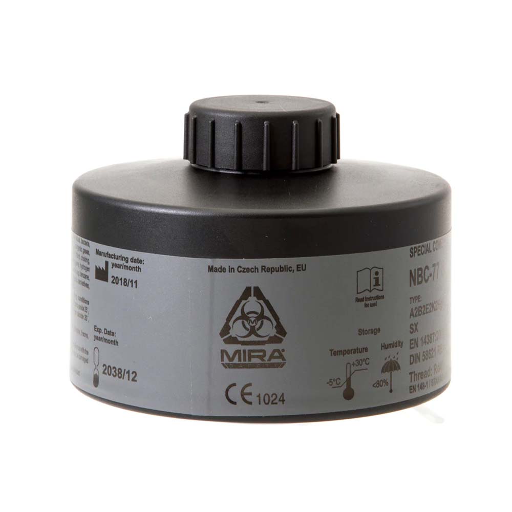 MIRA SAFETY | CBRN Gas Mask Filter NBC-77 SOF 40mm i gruppen CBRN hos Equipt AB (NBC77SOF)