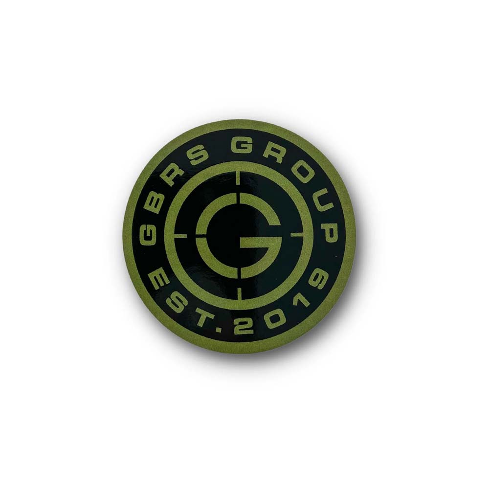 GBRS | CIRCLE LOGO STICKER i gruppen KLISTERMRKEN hos Equipt AB (STK-ODGBLK-CL)