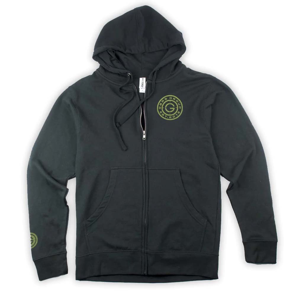 GBRS | INSTRUCTOR ZIP UP HOODIE | BLACK i gruppen  hos Equipt AB (ZUH-BLKODG-INS)