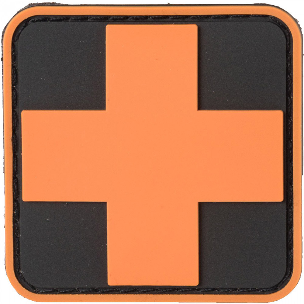 NAR | PVC MEDIC CROSS PATCHES | Orange/Svart i gruppen PATCHAR hos Equipt AB (ZZ-0799)