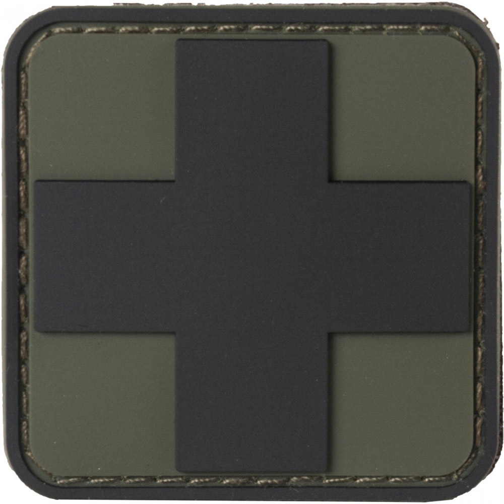 NAR | PVC MEDIC CROSS PATCHES | Svart/OD i gruppen PATCHAR hos Equipt AB (ZZ-0800)