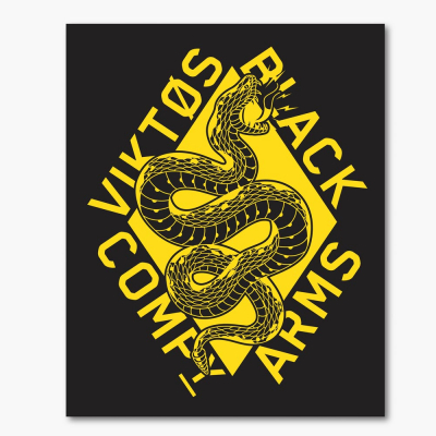 VIKTOS | Snake Sticker | Gul