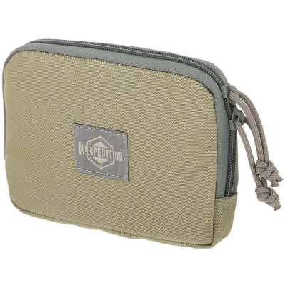 MAXPEDITION | HOOK & LOOP 5" X 7" ZIPPER POCKET | KHAKI-FOLIAGE