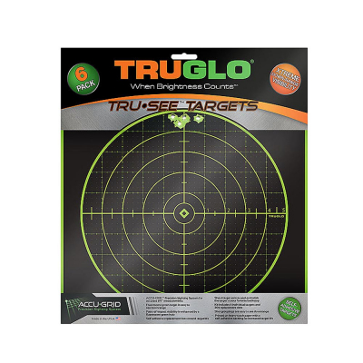 TRUGLO | TRU SEE SPLATTER TARGET 100 YARD 12x12 | 6 pack