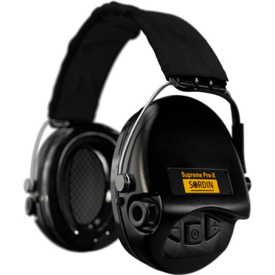 Sordin | Supreme | Pro-X Headband | Black | PVC