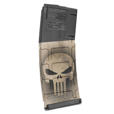 GUNSKINS | AR-15 Mag Skins 3-pack | GS Skull Tan