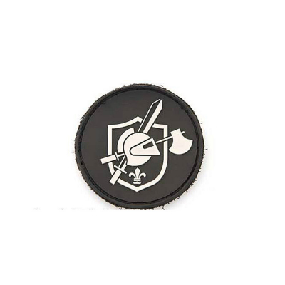 KNIGHTS | PVC Crest Patch | Black