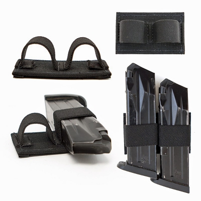 LBX Tactical | Dual Pistol Mag Loops | Svart