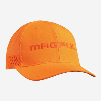 MAGPUL | Wordmark Trucker Hat | BLAZE ORANGE