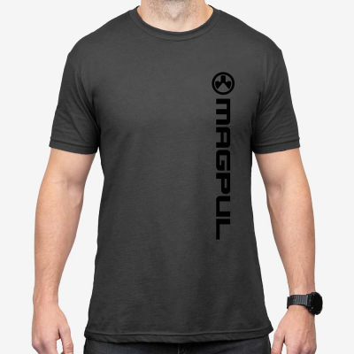 MAGPUL | VERT LOGO COTTON T-SHIRT | CHARCOAL