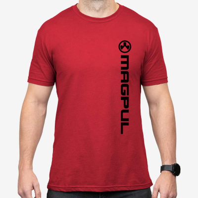 MAGPUL | Vert Logo Cotton T-Shirt | RED