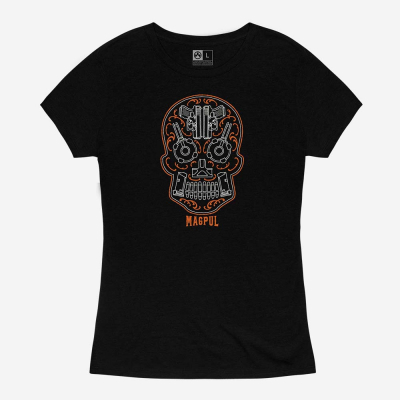 MAGPUL | Women's Sugar Skull Blend T-Shirt | BLACK