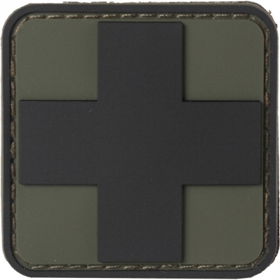 NAR | PVC MEDIC CROSS PATCHES | Svart/OD