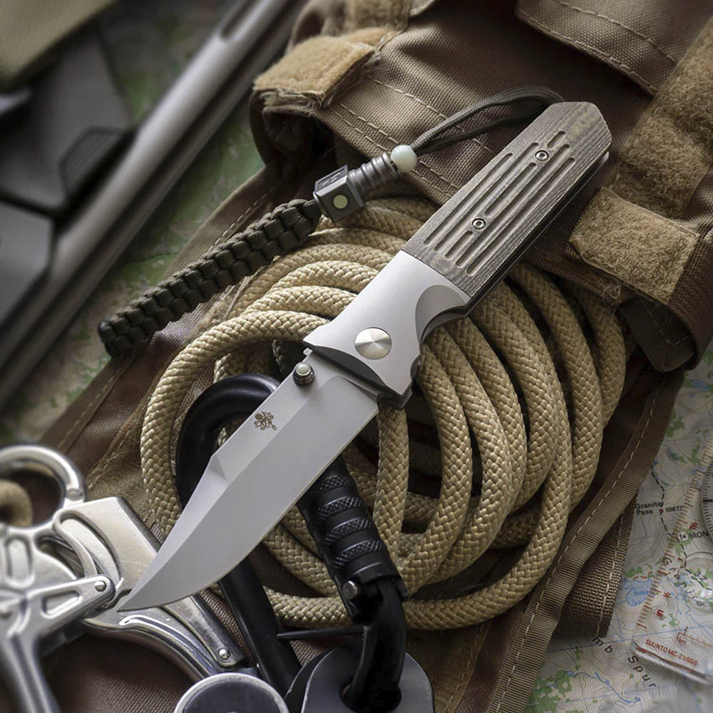 PDW | SPD STS-B | OD Green Linen Micarta