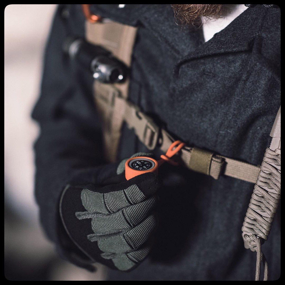 PDW | Expedition Watch Band Compass Kit | Orange