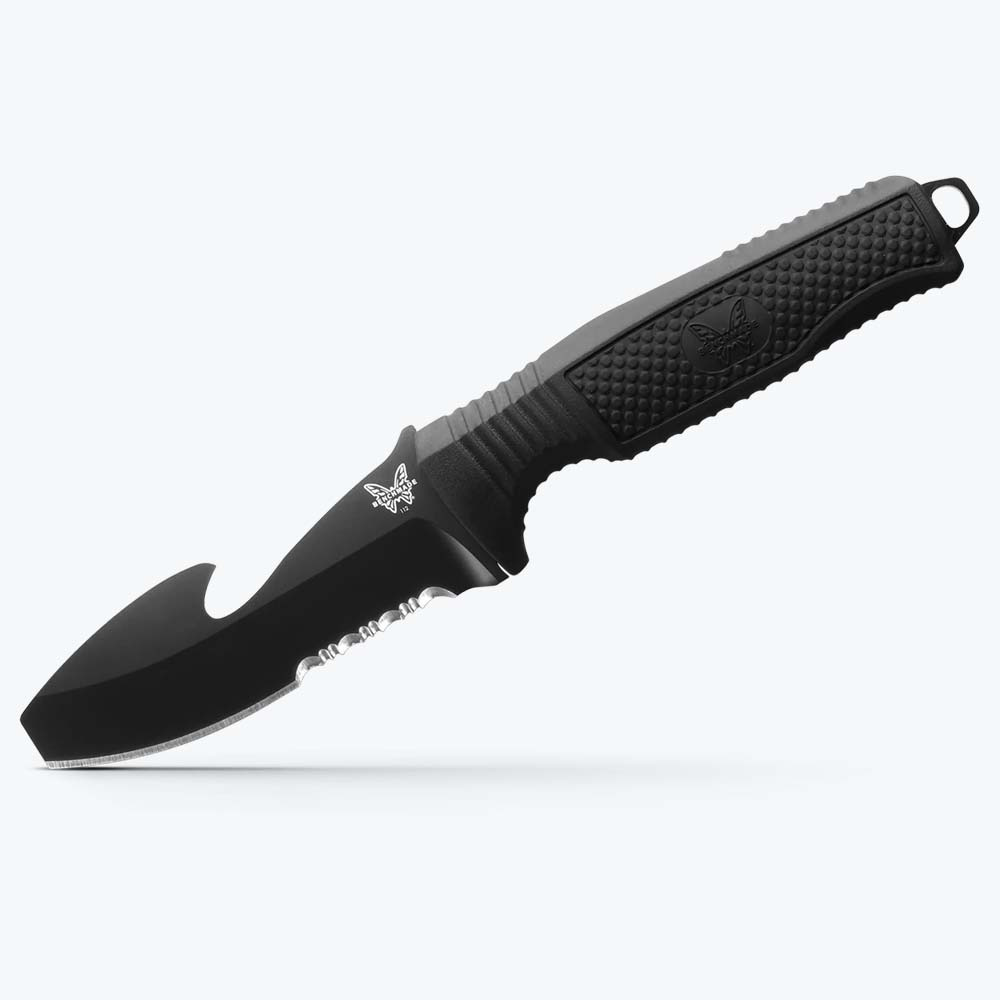 BENCHMADE | H2O FIXED DIVE KNIFE | BLACK SANTOPRENE